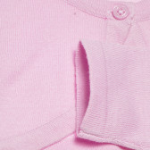 Bolero din bumbac cu fundă roz, pentru fete Benetton 161283 3