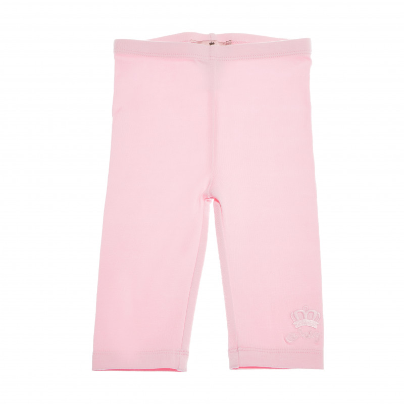 Pantaloni din bumbac pentru fete, în roz  161357