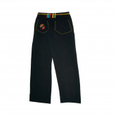 Fustă-pantaloni din bumbac pentru fete, pe negru Naf Naf 161566 2