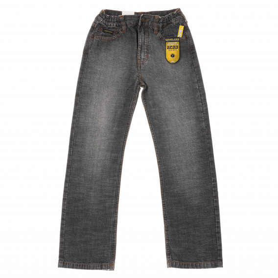 Jeans pentru un băieți, gri cu detalii galbene Complices 161591 