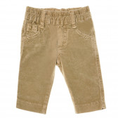 Pantaloni de bumbac pentru băieți, în bej Aletta 162049 