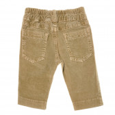 Pantaloni de bumbac pentru băieți, în bej Aletta 162050 2