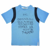 Tricou din bumbac pentru băieți, în albastru Chevignon 162123 