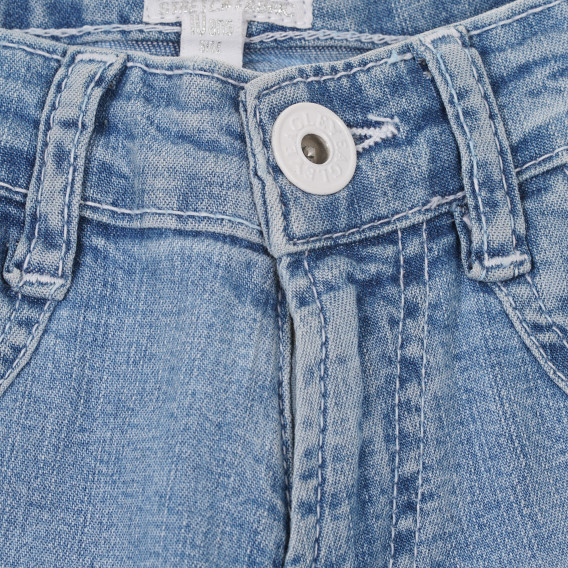 Jeans pentru fete de culoare albastră Complices 162130 3