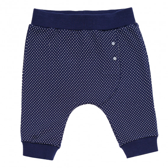 Pantaloni albaștri, din bumbac, pentru bebeluși, băieți Idexe 162725 
