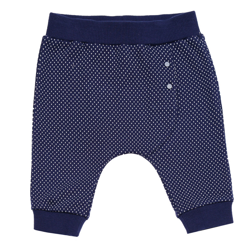 Pantaloni albaștri, din bumbac, pentru bebeluși, băieți  162725