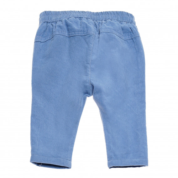 Pantaloni din bumbac, albastru, pentru bebeluși, băieți  Birba 162734 2