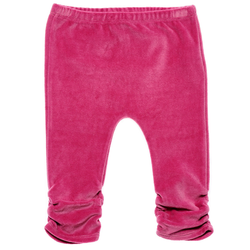 Pantaloni sport pentru bebeluși, roz pentru fete   162911