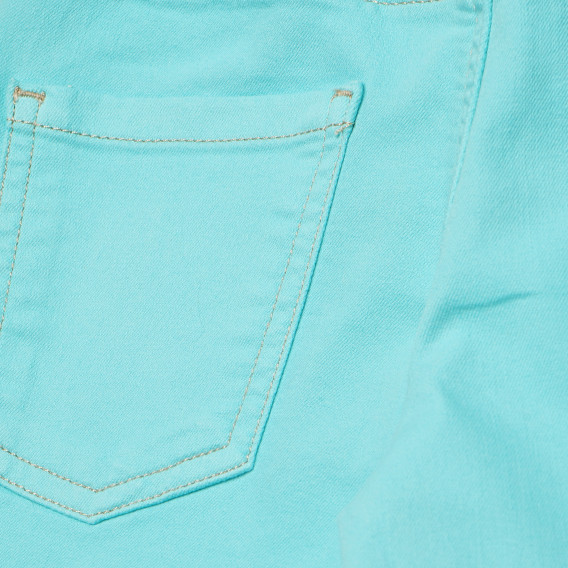 Pantaloni turcoaz pentru fetițe Benetton 163483 3