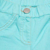 Pantaloni turcoaz pentru fetițe Benetton 163494 4