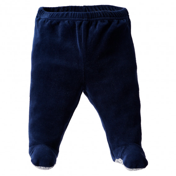 Pantaloni albaștri cu botoșei, pentru băieți  163509 