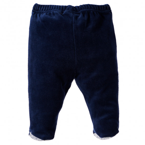 Pantaloni albaștri cu botoșei, pentru băieți  163510 2