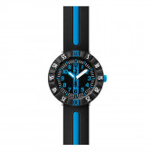 Ceas de mână pentru băieți, cu dungi albastre Swatch 16377 2