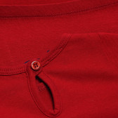 Bluză cu mânecă lungă - roșie pentru fete Benetton 163801 3