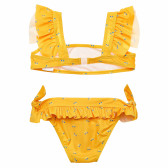 Costum de baie galben, din două piese - pentru fete  ZY 163839 3