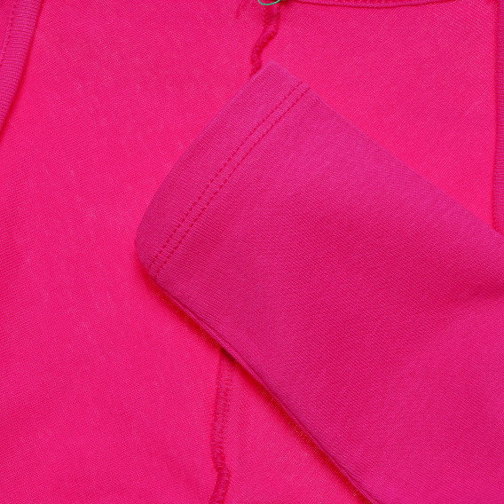 Bolero de bumbac în roz pentru fete Benetton 164130 2