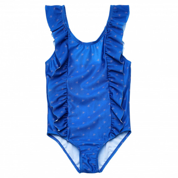 Costum de baie pentru fete, albastru ZY 164454 
