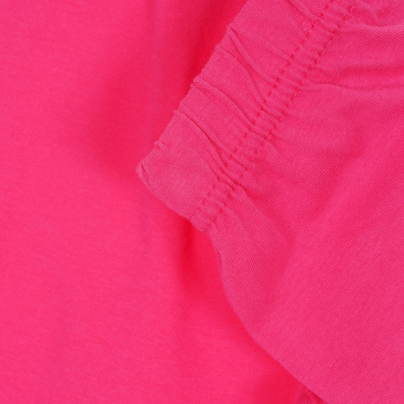 Bluză din bumbac și pantaloni pentru fete, roz Disney 164731 2