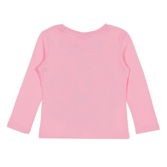 Bluză din bumbac și pantaloni pentru fete, roz Disney 164734 3
