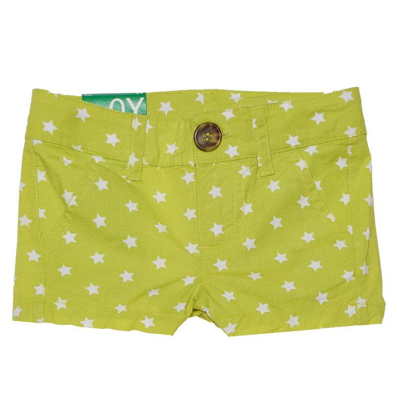 Pantaloni scurți cu imprimeu steluțe, pentru o fată, multicolor  164829