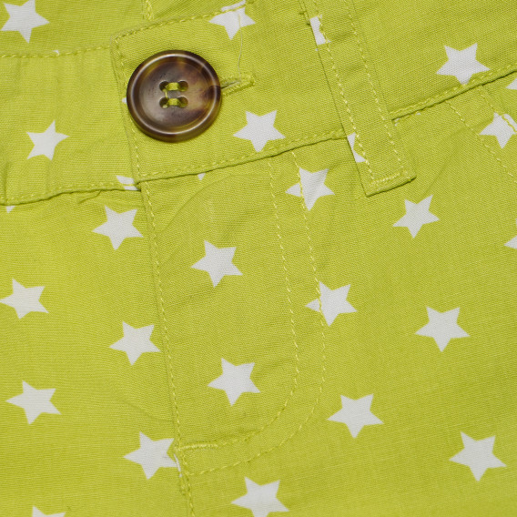 Pantaloni scurți cu imprimeu steluțe, pentru o fată, multicolor Benetton 164831 3