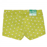 Pantaloni scurți cu imprimeu steluțe, pentru o fată, multicolor Benetton 164832 4
