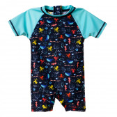 Costum de baie pentru bebelusi, multicolor cu imprimeu caracatiță ZY 165026 