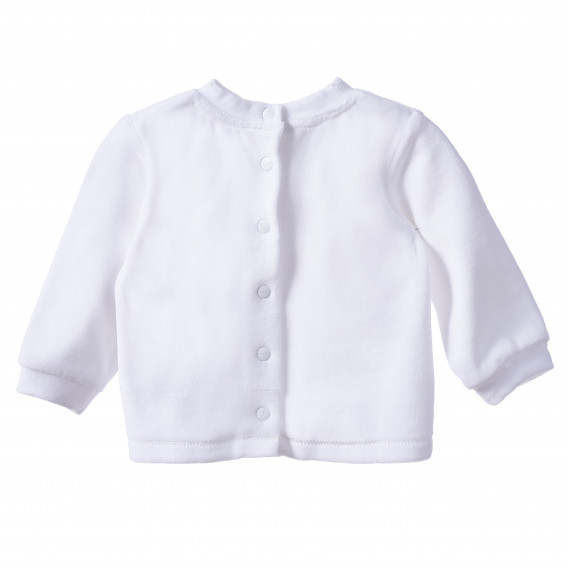 Bluză pentru bebeluși, albă Chicco 165076 4