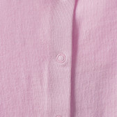 Salopetă de bumbac pentru fetițe - roz Chicco 165104 4