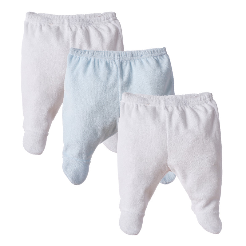 Set de pantaloni pentru băieței cu picior întreg, multicolori  165374
