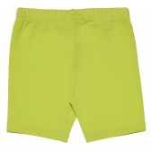 Pantaloni pentru fete, pe galben Benetton 165418 2