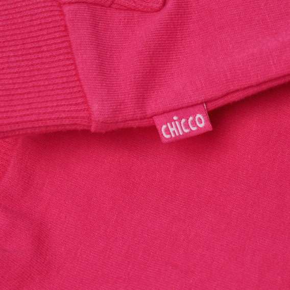 Hanorac de bumbac, roz, pentru fete Chicco 165476 4