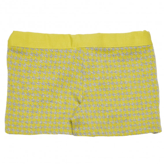 Pantaloni scurți pentru fete cu imprimeu galben  Chicco 165523 2