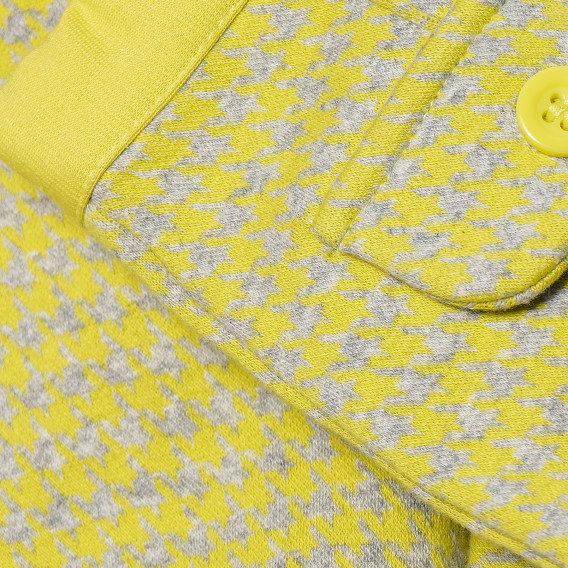 Pantaloni scurți pentru fete cu imprimeu galben  Chicco 165525 4