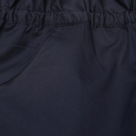 Pantaloni de bumbac în albastru, pentru fete Benetton 165780 4