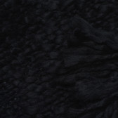 Fular negru cu franjuri pentru fete Benetton 165906 3