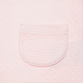 Rochie roz deschis din bumbac, cu buzunare, pentru fete Benetton 165949 2