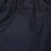 Pantaloni de bumbac în albastru, pentru fete Benetton 166112 8