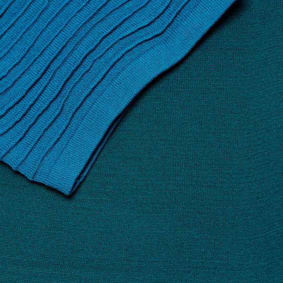 Bluză colorată pentru o fată, albastru Benetton 166849 4