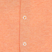 Bluză de bumbac pentru băieți, portocalie Idexe 167801 3