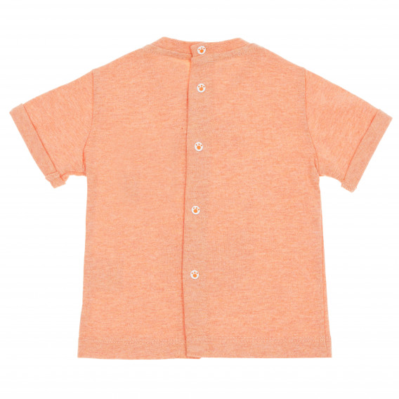Bluză de bumbac pentru băieți, portocalie Idexe 167802 4
