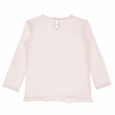 Bluză cu mâneci lungi, pentru fetițe, roz Idexe 167808 4