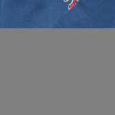 Bluză de bumbac cu mânecă lungă, de culoare albastră, pentru băieți Benetton 168230 3