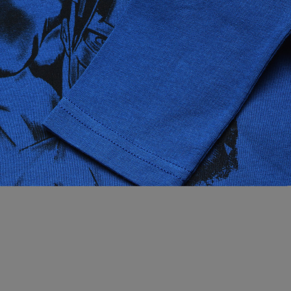 Bluză de bumbac cu mânecă lungă ”Captain America” pentru băieți Benetton 168238 3