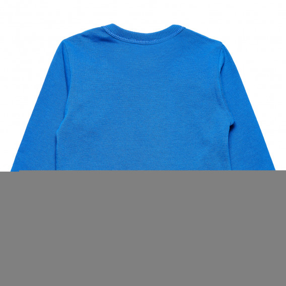 Bluză de bumbac cu mânecă lungă și imprimeu mașină, pentru băieți Benetton 168242 3