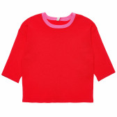 Bluză cu mâneci lungi pentru fete, multicolor Benetton 168352 