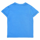 Tricou din bumbac albastru pentru copii Benetton 168371 4