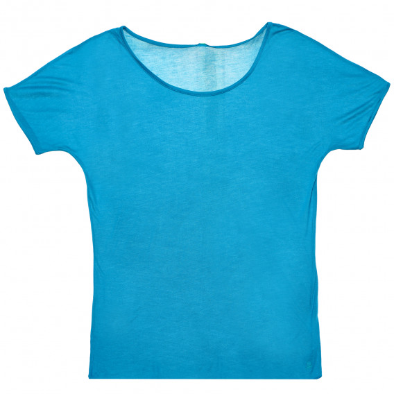 Tricou pentru o fată, albastru Benetton 168472 
