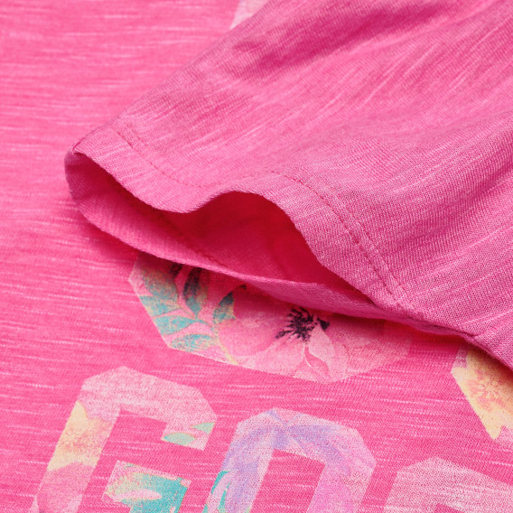 Bluză roz fără mâneci pentru fete Benetton 168609 3