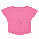 Bluză roz fără mâneci pentru fete Benetton 168610 4